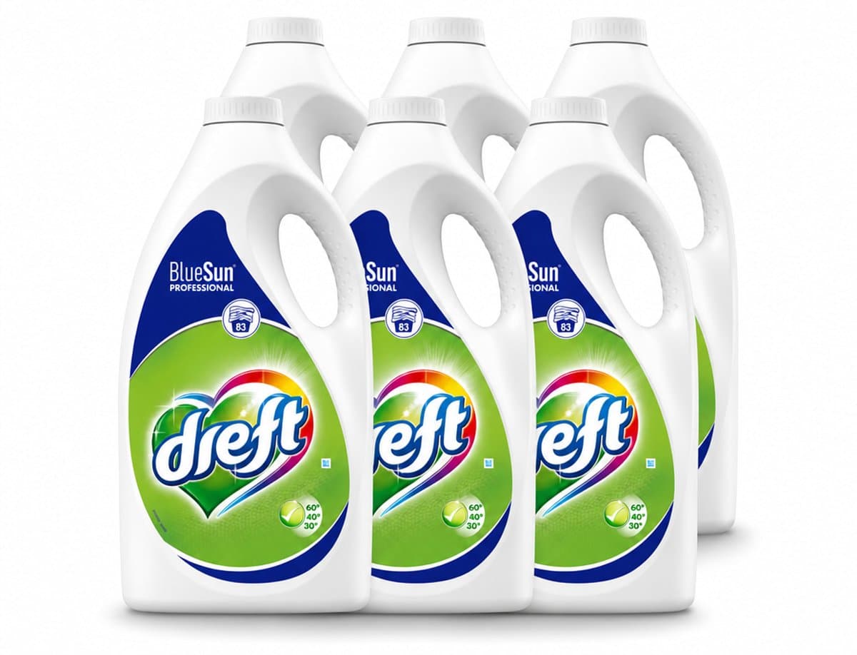 6 x Dreft - Vloeibaar Wasmiddel - Professional - Voor dagelijks gebruik - 83 Wasbeurten - Voordeelverpakking - 6 stuks — afbeelding 1