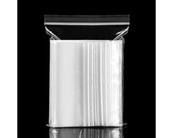 Afsluitbare Ziplock Zakken - Transparant - 13 x 19 cm - Herbruikbare Plastic Zakjes - Voor Opslag van Sieraden en Snacks