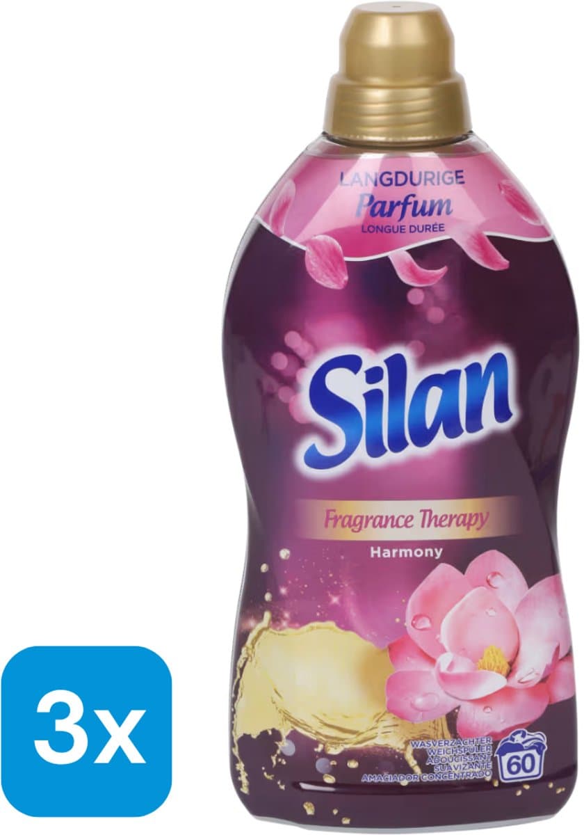 3x 1.3L Silan wasverzachter Harmony — afbeelding 1