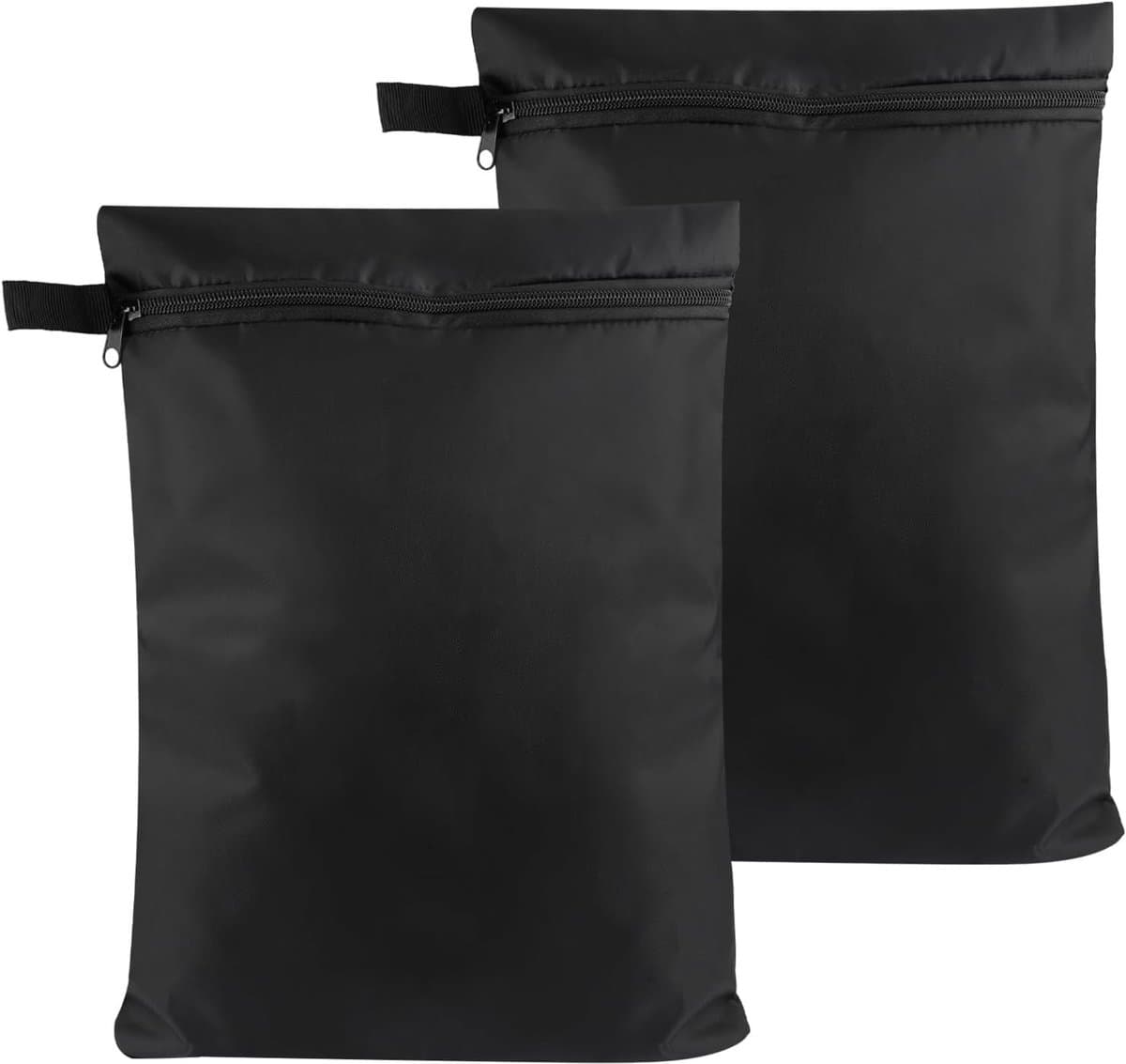 Waterdichte waszakken voor vuile was - 2 stuks, 39.5×27.5 cm, met rits en duurzame stof — afbeelding 1