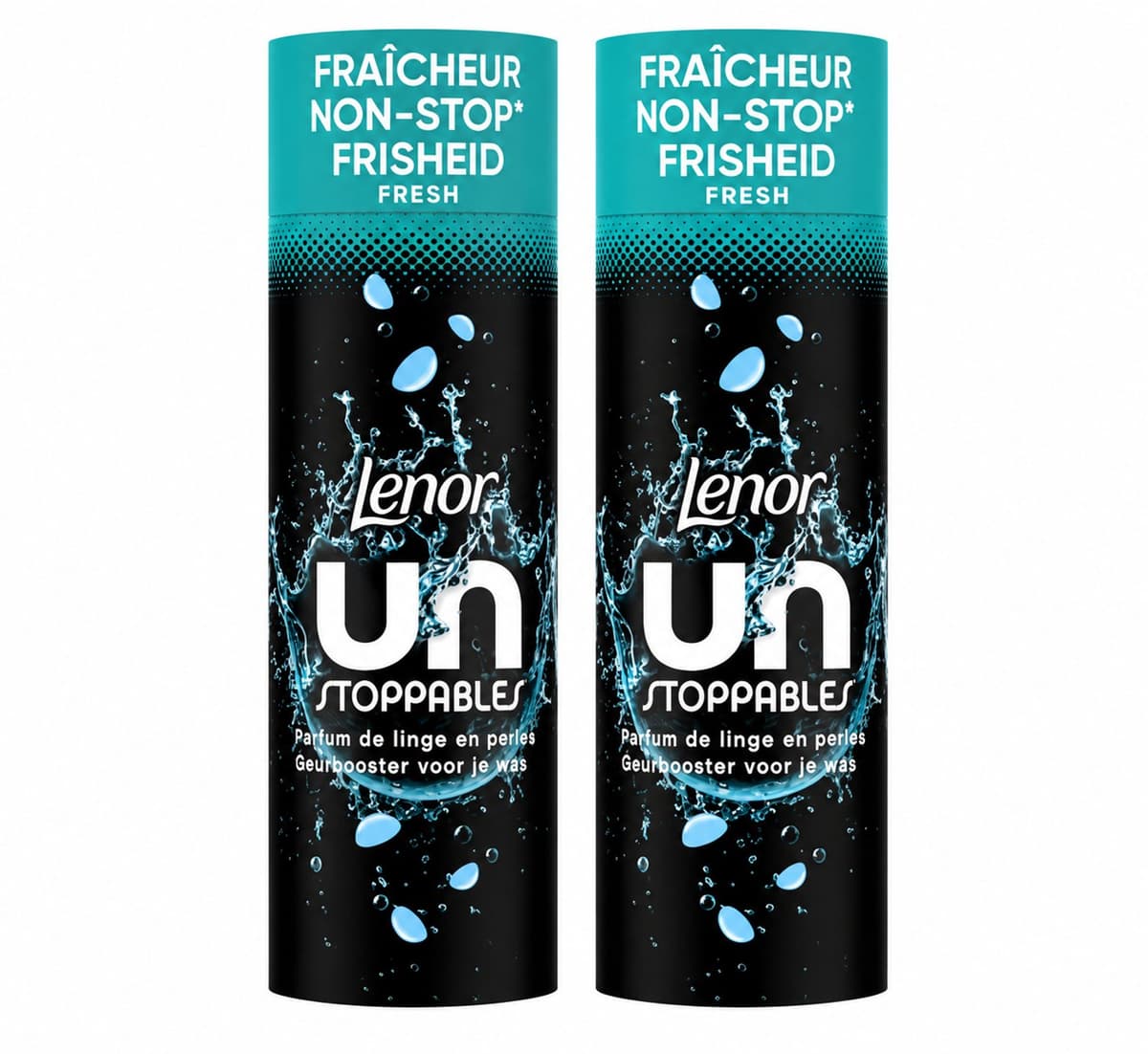 Lenor Unstoppables Fresh Geurbooster – 2 x 240 g – Geurparels voor de Was – Voordeelverpakking — afbeelding 1
