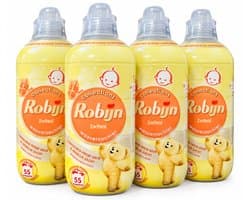 Robijn - Wasverzachter - Zwitsal - 4X1,1L - 220 wasbeurten