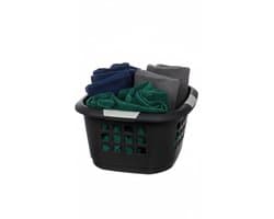 Benson Wasmand extra groot - antraciet - kunststof - 51 liter - 67 x 47 x 27 cm