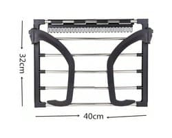 Droogrek Hangend - Vouwen Droogrekken - Wanddroogrek - 40 x 32 cm - Hangdroogrek - Deur - Balkon - Schoenen Droogrekken