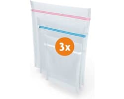 LaundrySpecialist Waszakken - Set Van 3 Waszakken Voor Wasgoed - Wasnetten - Travel Organizer