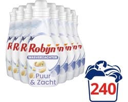Robijn Puur & Zacht Wasverzachter - 8 x 30 wasbeurten - Voordeelverpakking