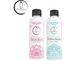 Wasparfum Hintenso Pink 500ml + Wasparfum Hintenso Turquoise Magic Edition 500ml - Proefpakket - 140 wasbeurten - Inclusief 1 gratis tester - Frisse was – Heerlijke geur – Textielverfrisser – Wasverzachter – Bloemengeur – Magische geur - Wasparfum