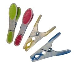 Aqua Laser Wasknijpers | Softgrip wasknijpers | 4 kleuren | 18 wasknijpers in set