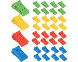 Sokkenklemmen - Wasklemmen Sokken - Sokken Sorteren - Metaalvrij Ontwerp - 36 stuks - Meerkleurig