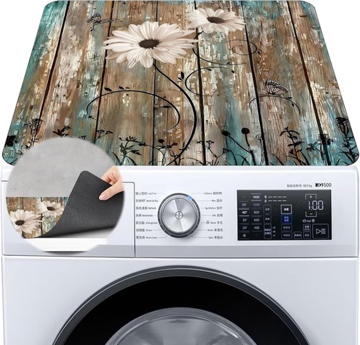 Wasmachinehoes - 60 x 60 cm - Bescherming voor Wasmachine en Droger — afbeelding 1