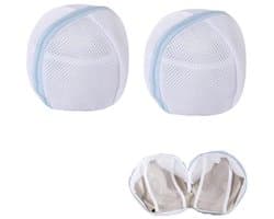Waszakken 2 stuks - Ondergoed Protector - Beha Bescherming - Duurzaam Polyester - Hoogwaardige Rits - Drie Lagen Vezels - Waszak