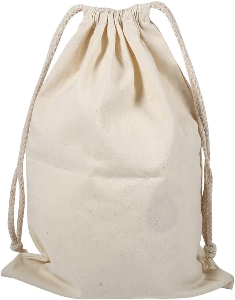 Tas met trekkoord, Fdit 2 stuks multifunctionele stofdichte ademende opbergtas met trekkoord voor thuis, reizen, wandelen, kamperen (22 x 28 cm) — afbeelding 1