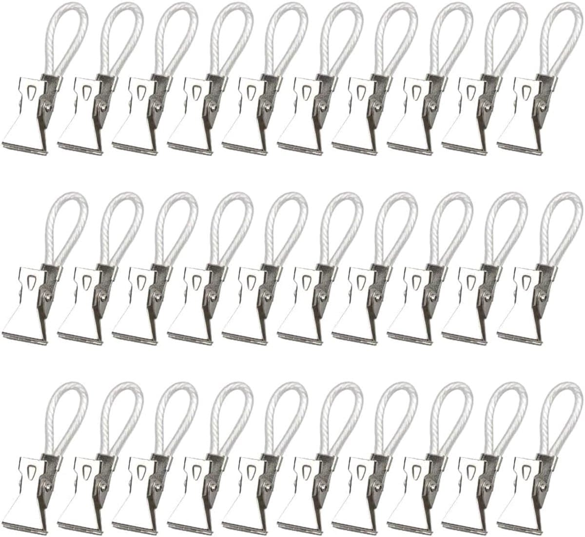 30 Stuks Handdoekclips - Keukenhanddoeken Ophangen - Clips Voor Handdoeken, Washandjes En Badsponsjes - Lushangerclips Voor Pannenlappen En Theedoeken — afbeelding 1
