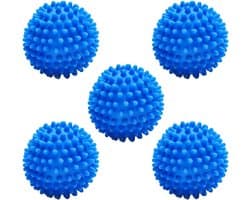Set van 5 herbruikbare wasballen voor wasmachine om het drogen te versnellen en kreukels van kleding te verminderen