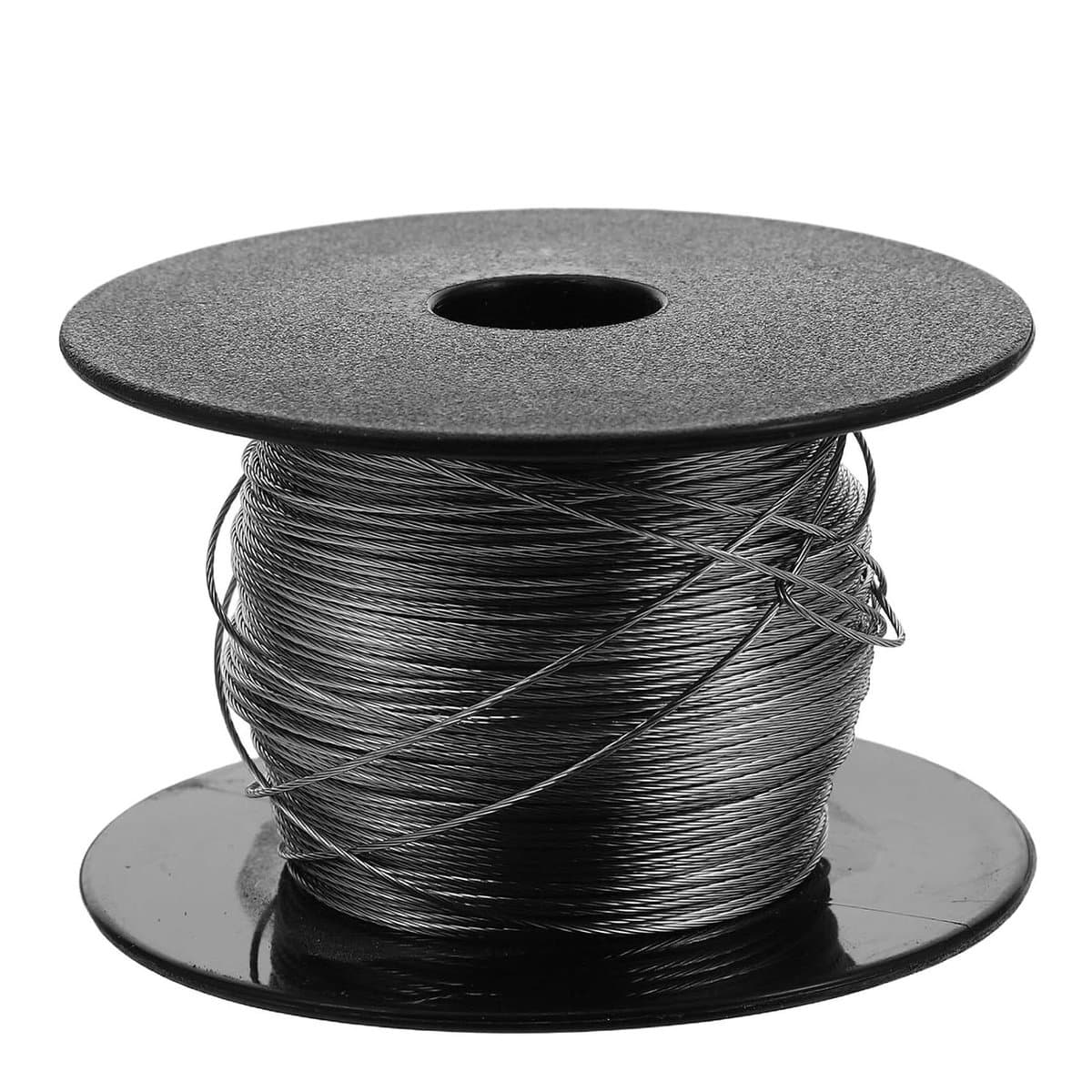 Roestvrij Staaldraad - Waslijn Kabel - Buiten Drooglijn - Krachtig Draagvermogen - 10 Meter - Zilver — afbeelding 1