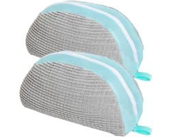 Set van 2 Waszakken voor Schoenen, Herbruikbare Schoenhoezen met Rits voor Sneakers, Tennis en Hardloopschoenen, Ideaal voor de Wasmachine