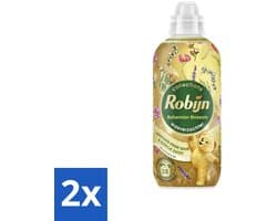 2 x Robijn – Wasverzachter – Bohemian Blossom – 765 ml - Wasverzachter - Bloemige Geur - Wasverzachter Fles - Kleding Verzorgen - Vezels Beschermen