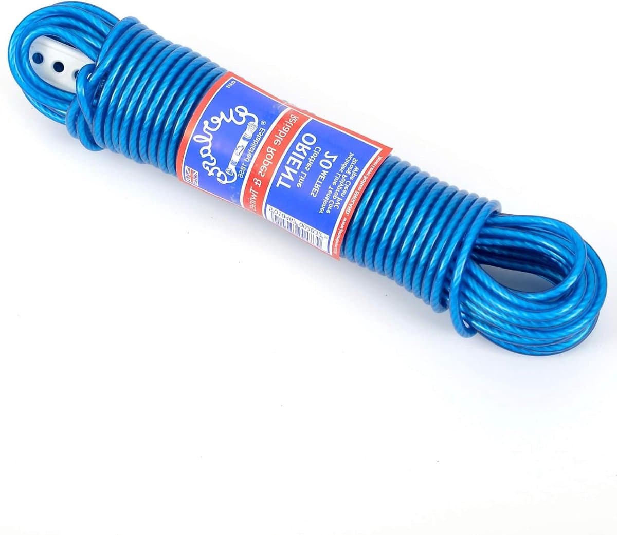 Waslijn - Kledinglijn - Buiten Drogen - Verstevigd PVC - 15 Meter - Blauw — afbeelding 1
