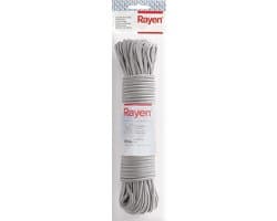 Waslijn caravan - Grijs - 20 meter - Nylon waslijn met antislip - Voor binnen en buiten gebruik