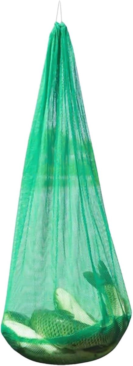 Visnet Zak - Vangnet Tas - Vis Vangen - Duurzaam Nylon - 60x40cm - Groen — afbeelding 1