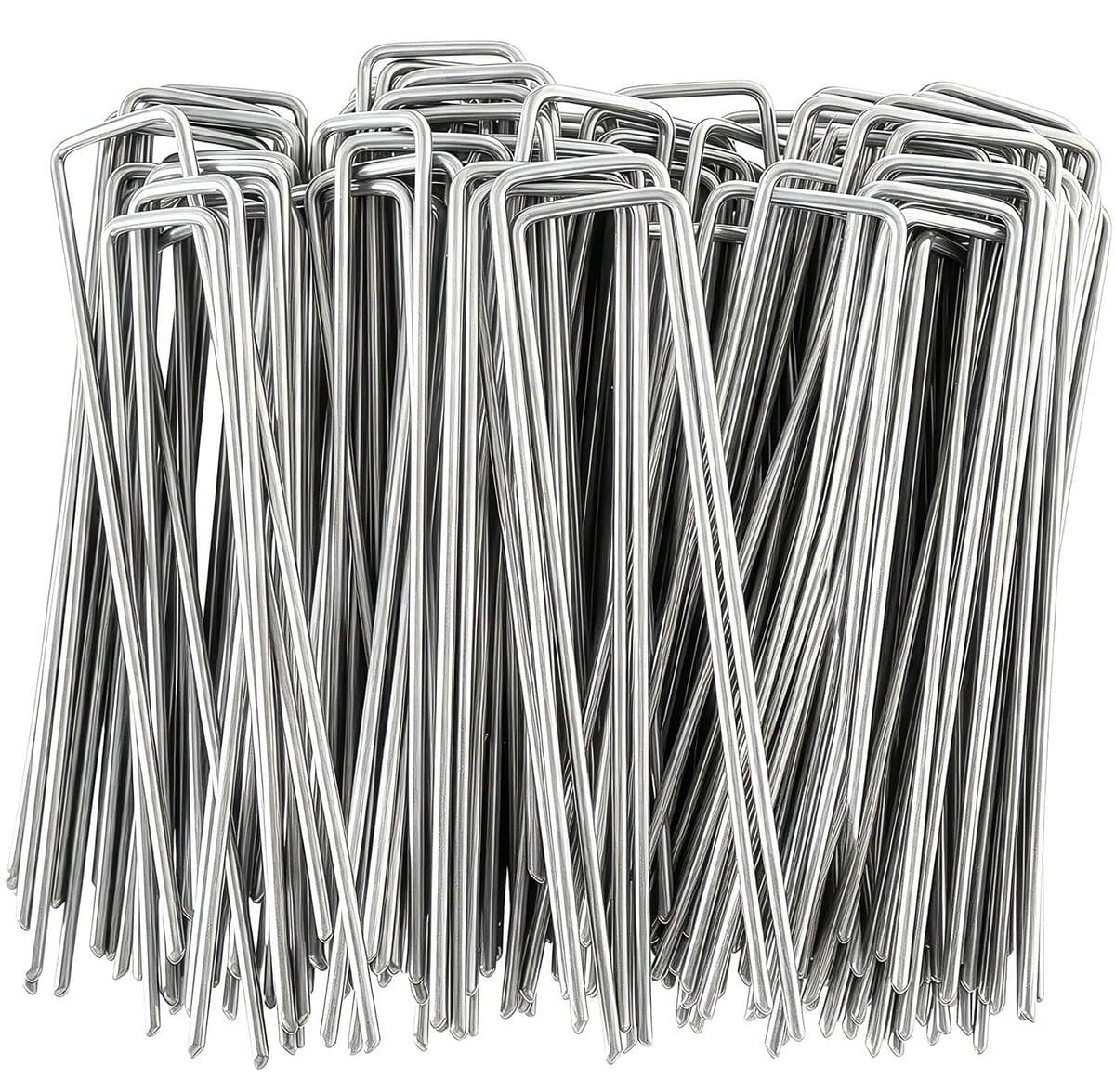 Omgoods - Set van 100 U-vormige Grondankers voor Stabiliteit in de Tuin — afbeelding 1