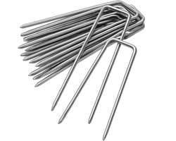 Omgoods - 50 Galvaniseerde Grondankers voor Tent en Tuin