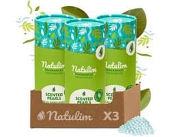 SnelShoppen - Natulim Geurkralen, geurparels voor kleding, langdurige geur zonder schadelijke chemicaliën, geschikt voor gevoelige huid, 90 wasbeurten