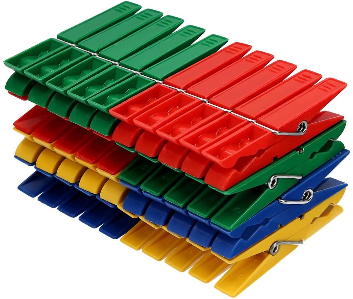 Unyqoos® Set van 40 kunststof wasknijpers voor veelzijdig gebruik binnenshuis — afbeelding 1