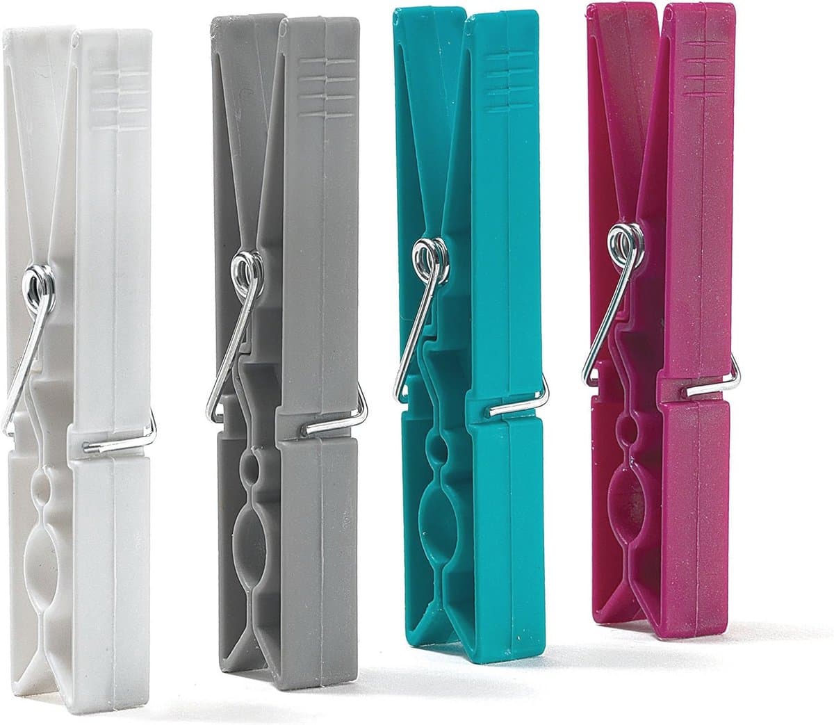 Grote wasknijpers voor waslijn en droogrek – 12 stuks in 4 kleuren — afbeelding 1