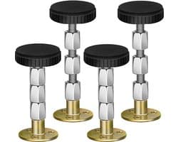 4-Pack Bedframe Anti-Shake Gereedschap - Verstelbare Stoppers voor Stabiele Bedden en Meubels