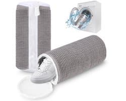 Waszak - Wasnet Voor Schoenen - Waszak Voor Schoenen - 32.5 x 12.8 cm - Netje Anti-Vervorming - Schoen Wassen - Schoenenwaszak - Wasgoed - Wasmachine - Schoenen / Sneakers - met Rits - Herbruikbaar - 2 Stucks