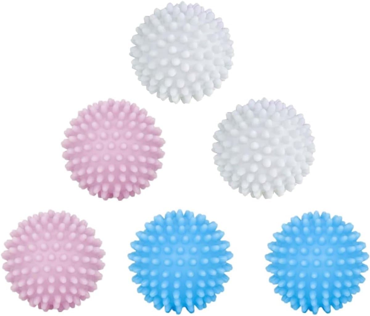 Droogballen voor Tumble Dryer - Wasballen voor Wasmachine - Pack van 6 Herbruikbare Hedgehog Balls voor Fluffy Wasgoed - Milieuvriendelijk en Ideaal voor Donsjacks — afbeelding 1