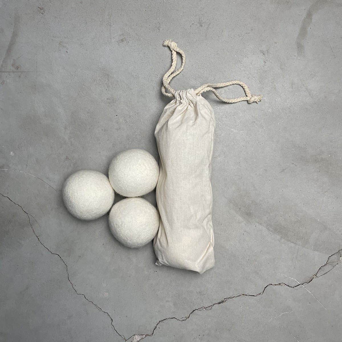 Wolballen Droger - Set van 3 - 100% Wol - Drogerballen - Sneller Drogen Minder Kreuk — afbeelding 1