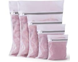 Set van 5 Fijne Waszakken voor delicate kleding, wasmachine en droger