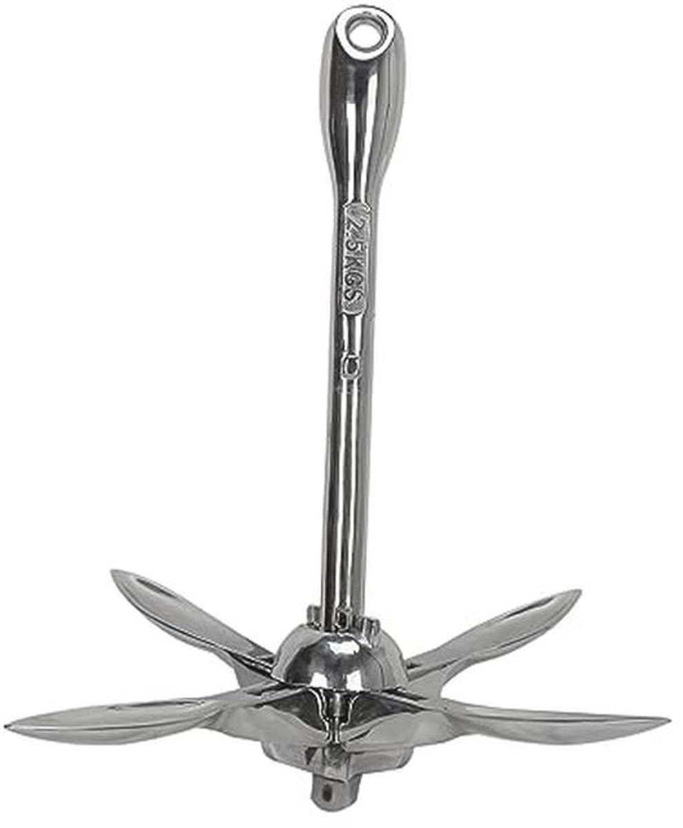 Roestvrijstalen Vouw- en Grapnel Anker - 3.5 lbs — afbeelding 1