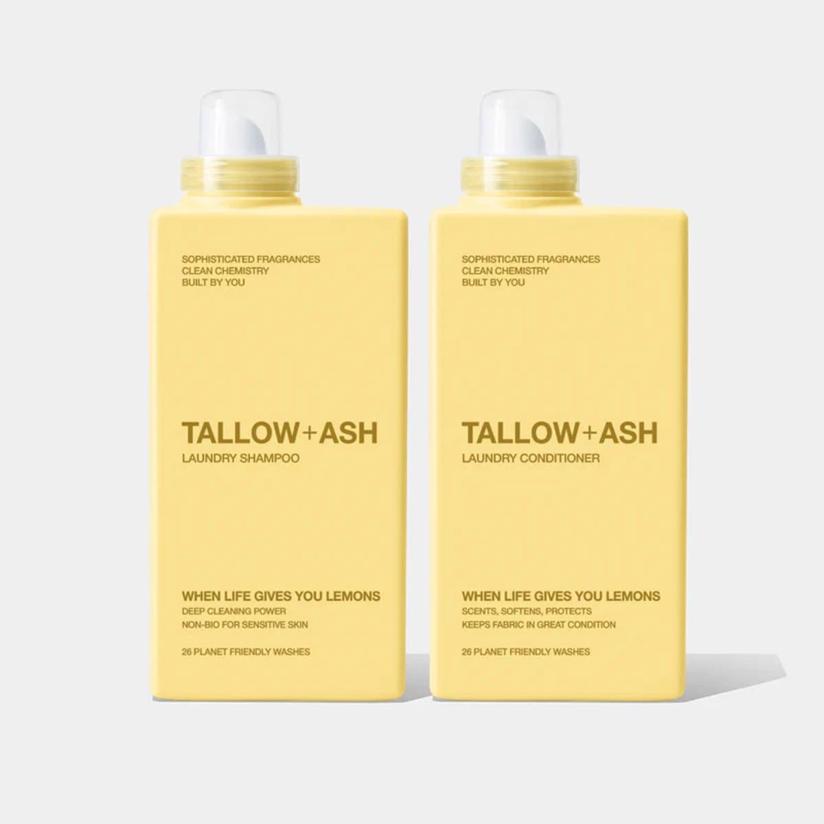 Tallow+Ash When Life Gives You Lemons wasmiddel en wasverzachter-luxe wasmiddel met geur — afbeelding 1