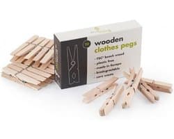 ecoLiving | Houten wasknijpers | 20 stuks