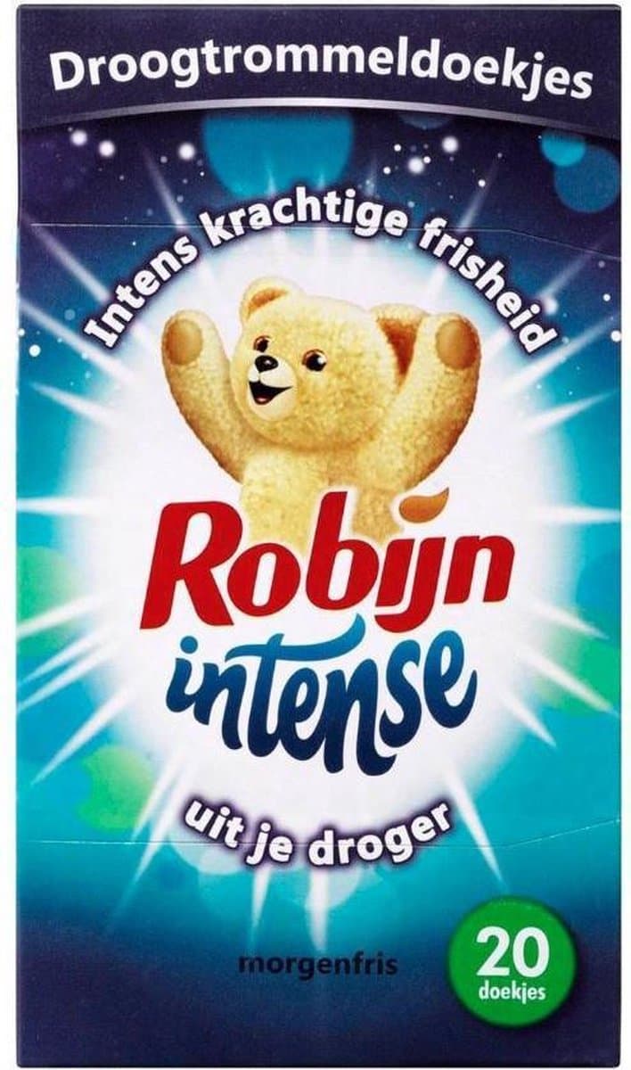 Robijn Morgenfris - 20 stuks - Droogtrommeldoekjes — afbeelding 1