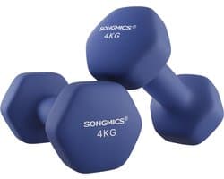 Dumbbell set van 2 blauw