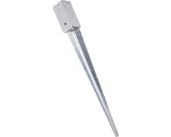 Paalhouder met Pen Vuurverzinkt Vierkanthout 151x151x900x2,5 mm