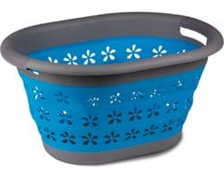 Kampa Collapsible Laundry Basket wasmand Ovaal Blauw