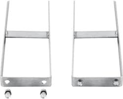 vidaXL - Grondpinnen - voor - HKC - schutting - 2 - st - 40 - cm - staal