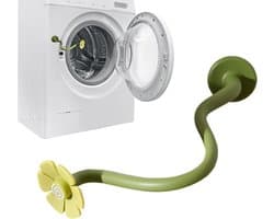 Deur Steun - Wasmachine Accessoire - Lucht Circulatie - Bloem Design Magnetisch - 16 cm Hoog - Roze Groen Blauw