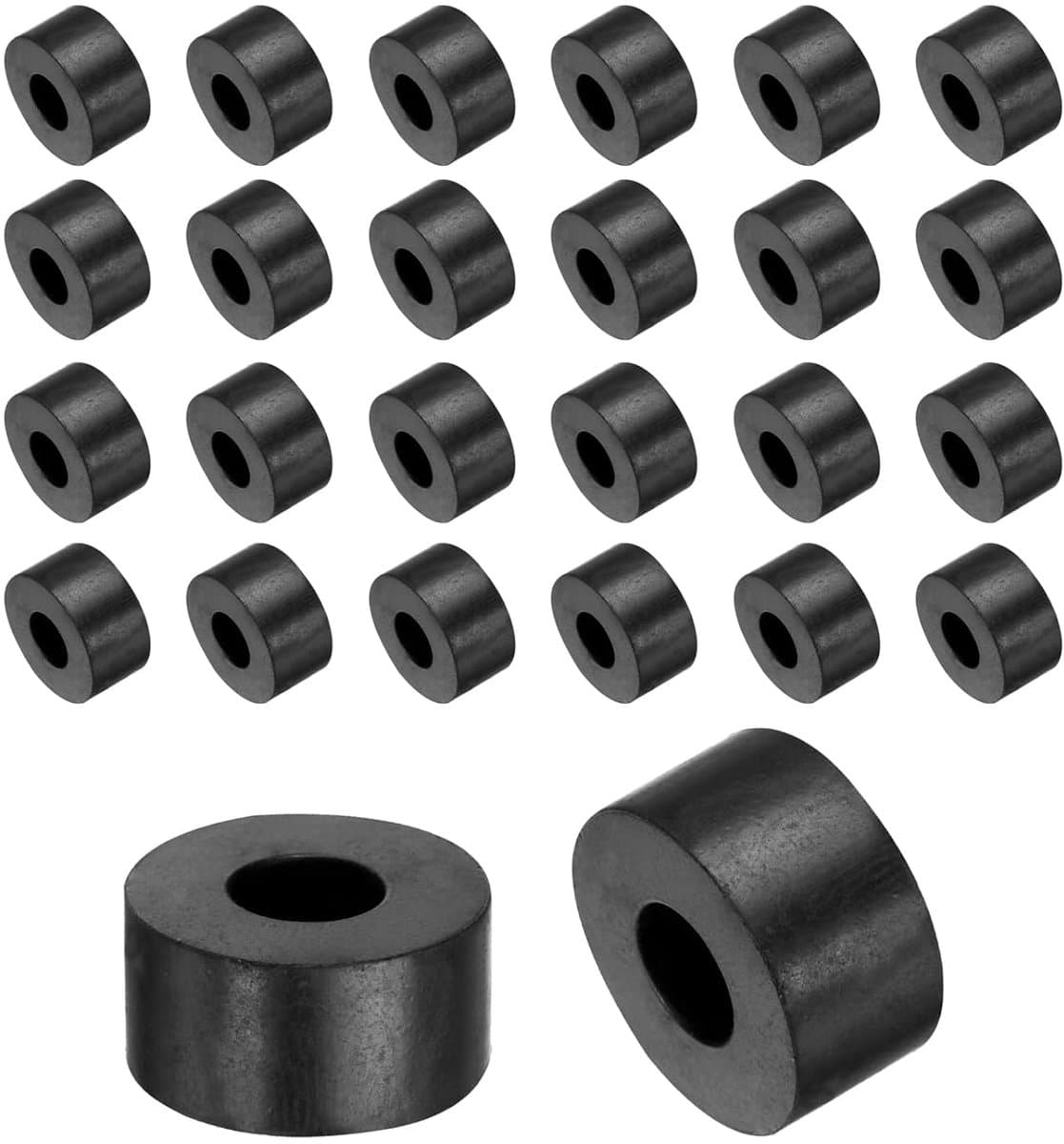 Rubberen afstandhouders - Anti-vibratie bussen - Bevestigingen dempen - Hoge belastbaarheid - 20mm buitendiameter - Zwart — afbeelding 1
