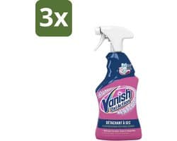 Vanish Oxi Action - Vlekkenverwijderaar Spray - Voor Tapijt. Textiel & Vloerbekleding - 500 ml - Bulkverpakking - 3 stuks