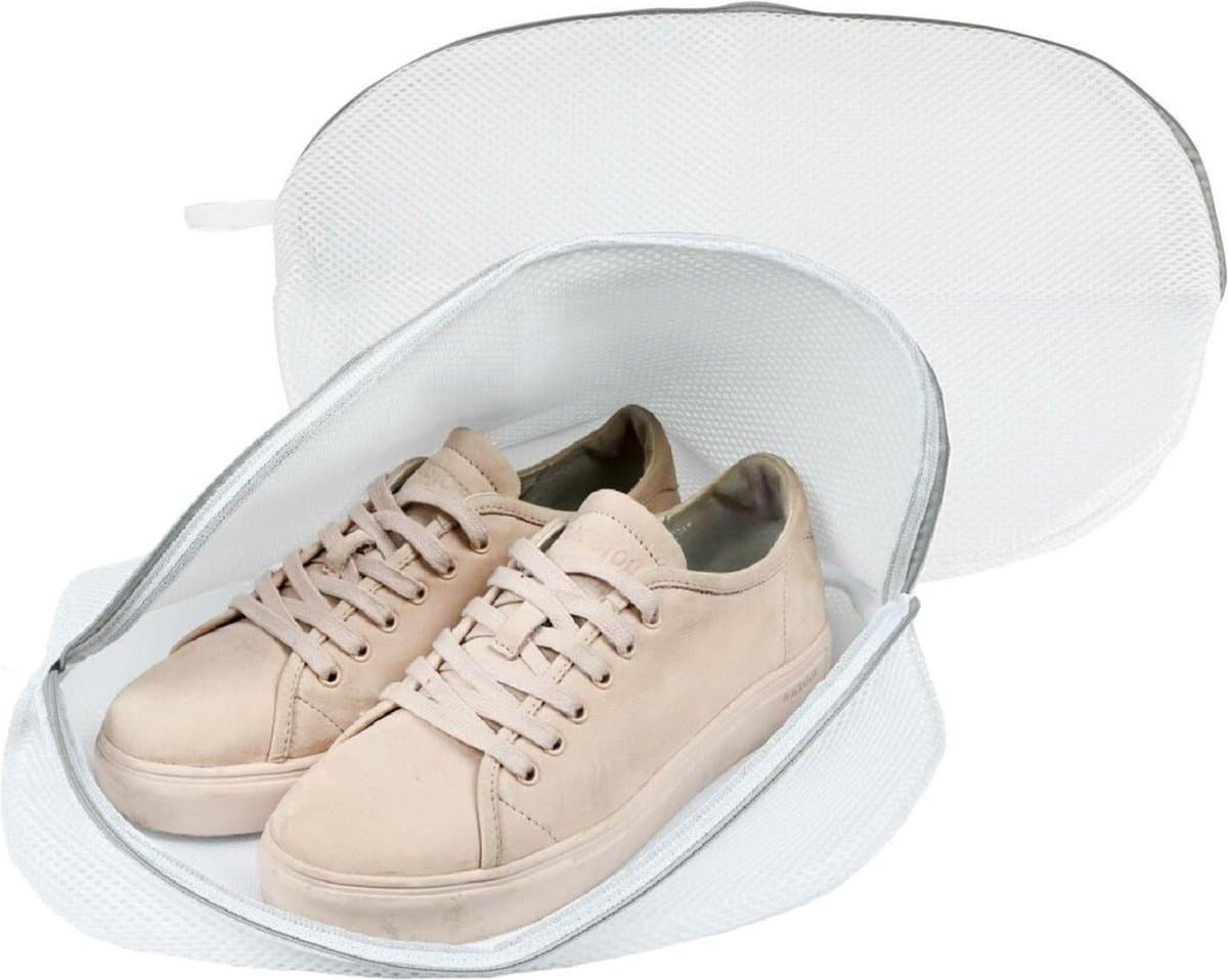 Benson Waszak schoenen - 2x - 1 paar - wasnet - wit - 42 x 24 cm — afbeelding 1