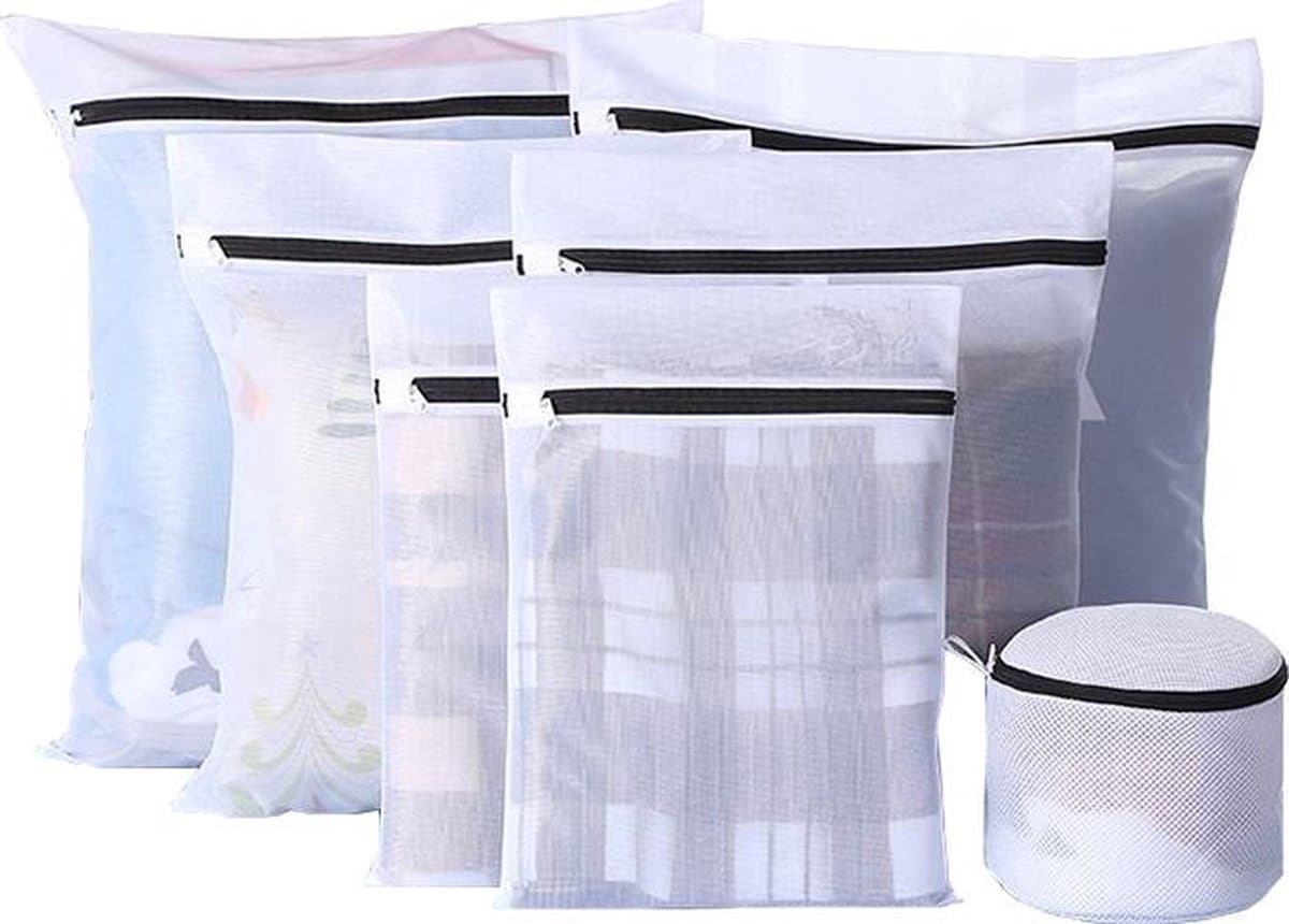 Waszakken Set van 7 - Waszakje Lingerie - Waszak BH - Grote Waszakken - Wasnet - Geschikt voor Delicaat Wasgoed — afbeelding 1
