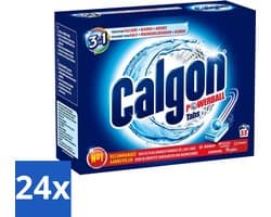 Calgon - Wasmachinereiniger - Tegen Kalkaanslag / Wasmiddelresten / Geuren - 55 Tabletten - Voordeelverpakking - 24 stuks