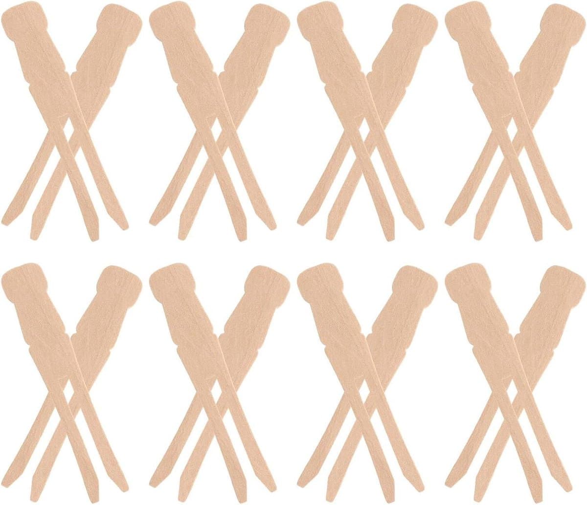 Houten Wasknijpers - Natuurlijke Clips - Kleding Drogen - Duurzaam Hout - 200 Stuks - Khaki — afbeelding 1