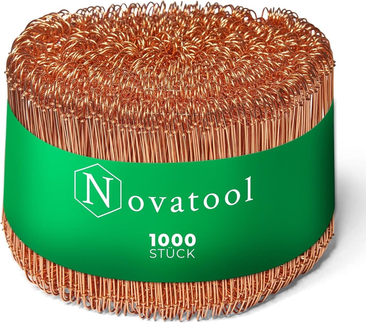 Draadsluitingen voor Zakken - Afsluitdraad Binddraad - Zakken Dichtmaken - Koperen Coating - 1000 Stuks 120mm - Koperkleurig — afbeelding 1